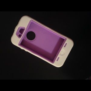 Plastic/rubber iPhone 5c phone case