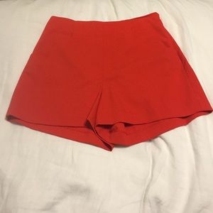 Gianni Bini high waisted red shorts