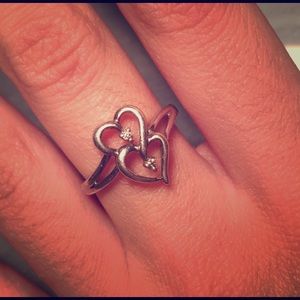 Double Heart Ring