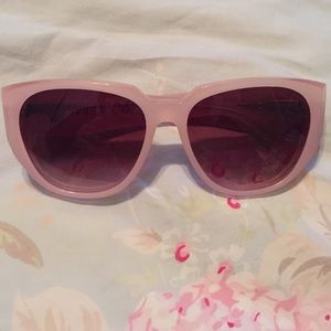 Baby pink Wildfox sunglasses