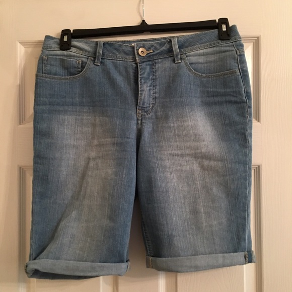 Denim Bermuda Shorts