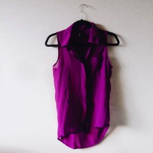 Sheer Purple Tank