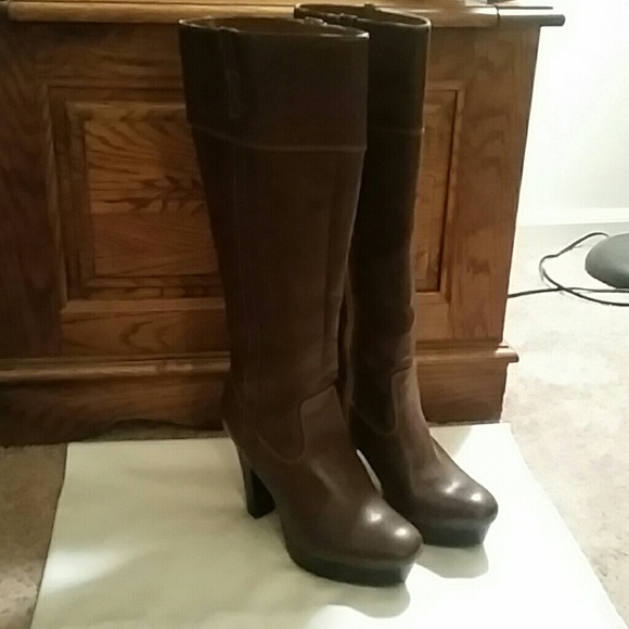 LC Lauren Conrad  Brown Knee High boots