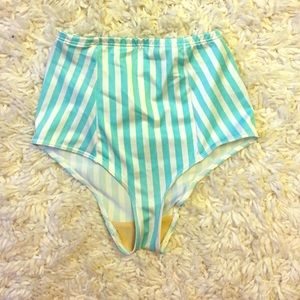 High Waisted American Apparel Swim Bottoms SM