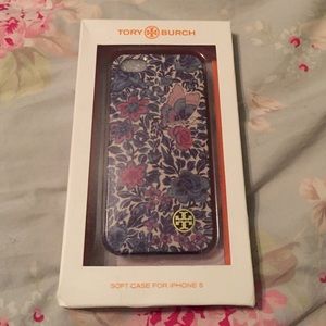 Tory Burch Navy floral iPhone 5 case