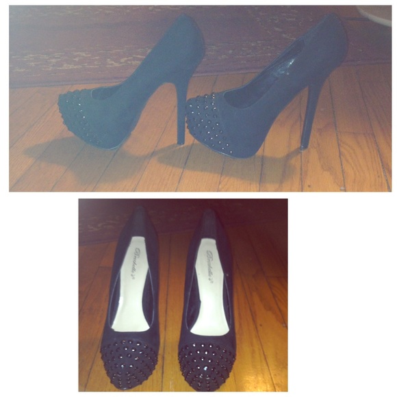 classic black high heel