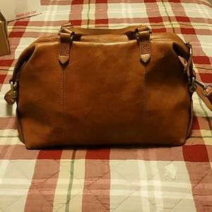 Madewell Kensington Satchel-Cognac colored