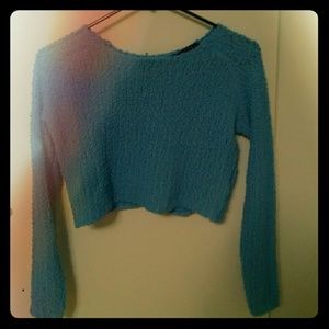 Sweater crop top