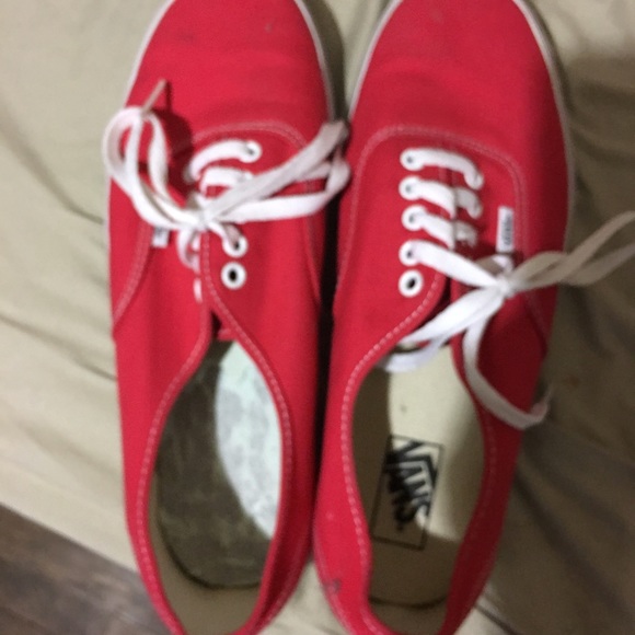 Classic red vans