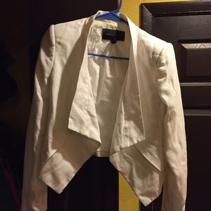 BCBG MaxAzria "Gardenia" White Blazer