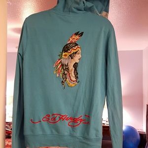 Ed hardy zip up