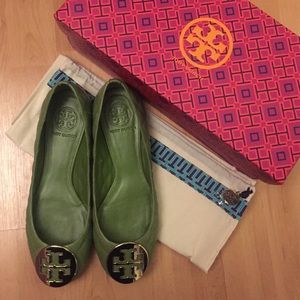 Tory Burch Green Flats