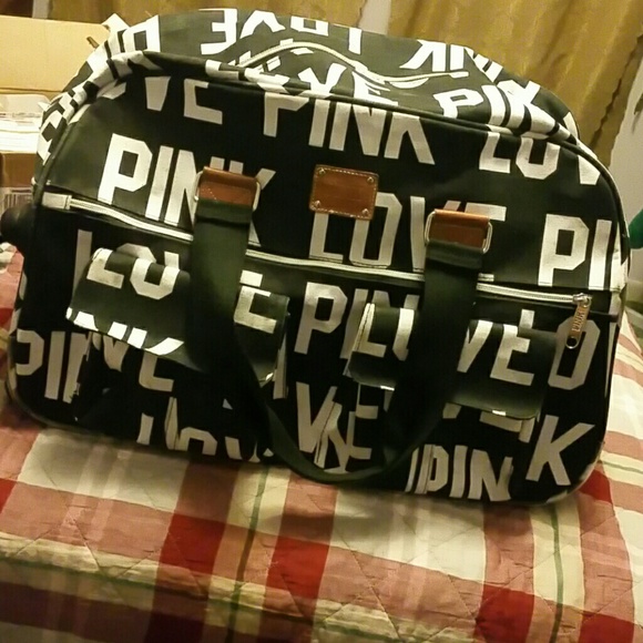 PINK by VS luggage bag