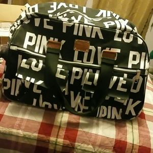 PINK by VS luggage bag