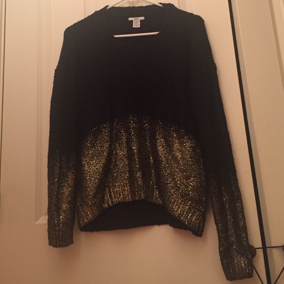 Bar ||| Black and Gold Sweater