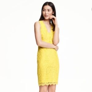 Yellow Lace Dress