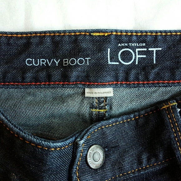 LOFT Curvy Boot Cut Jeans - Picture 4 of 4