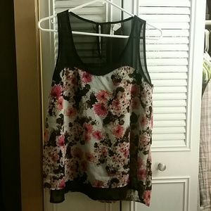 Floral Polyester Blouse