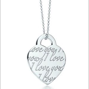 TIFF & CO "I love you" necklace