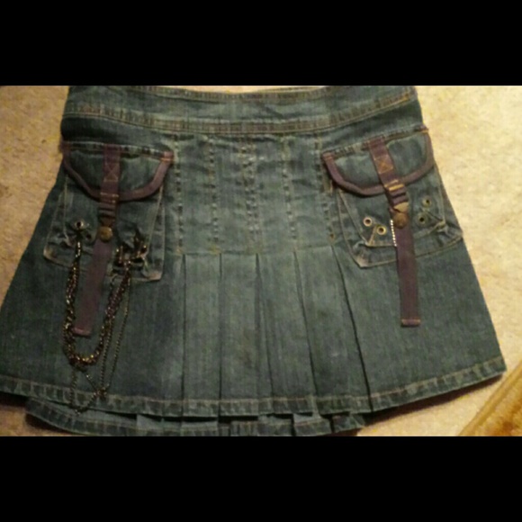Denim Jeans Skirt