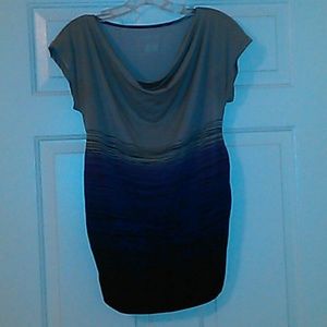 Maternity top Tan to purple ombre