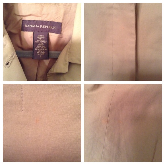 Banana Republic Tan Trench Coat - Picture 4 of 4
