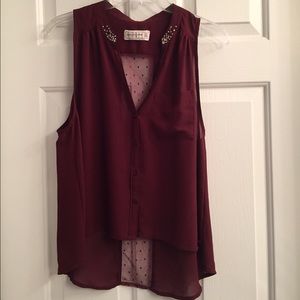 collared tank- abercrombie n fitch