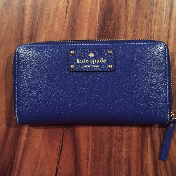 Blue Kate Spade wallet