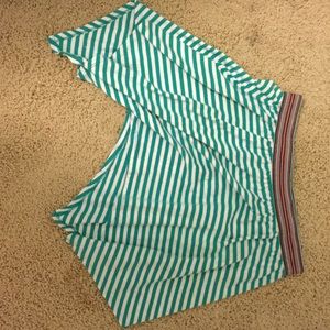 stripped uneven skirt (target)