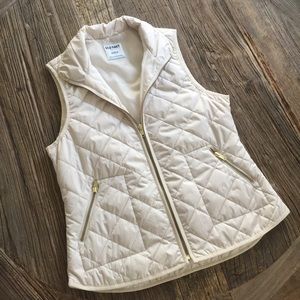 Quilted Zip Front Vest