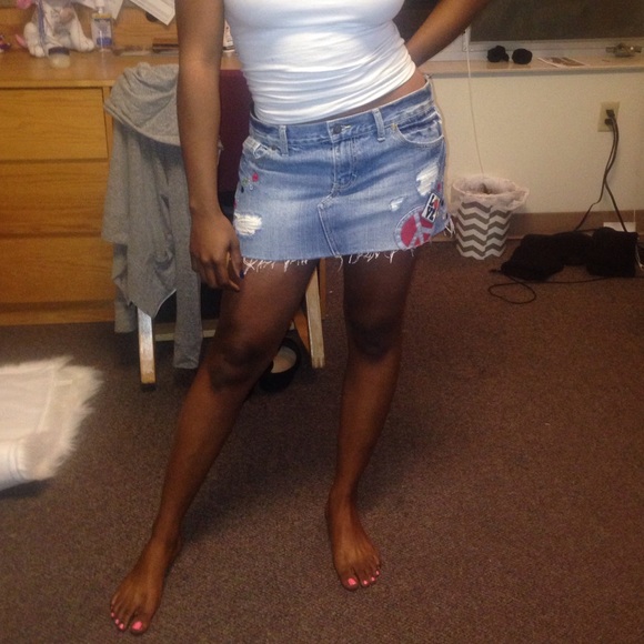 Jean skirt
