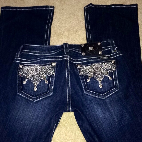 NWOT Miss Me boot cut jeans, size 28 extra long