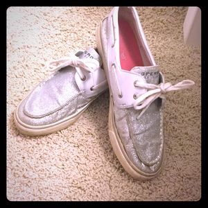 glittery sperrys