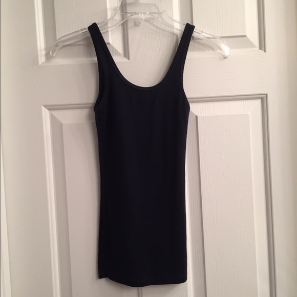 navy tank- abercombie and fitch