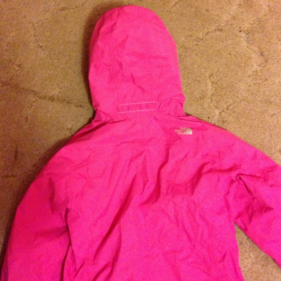 Girls pink nothface windbreaker Large14/16 - Picture 2 of 3