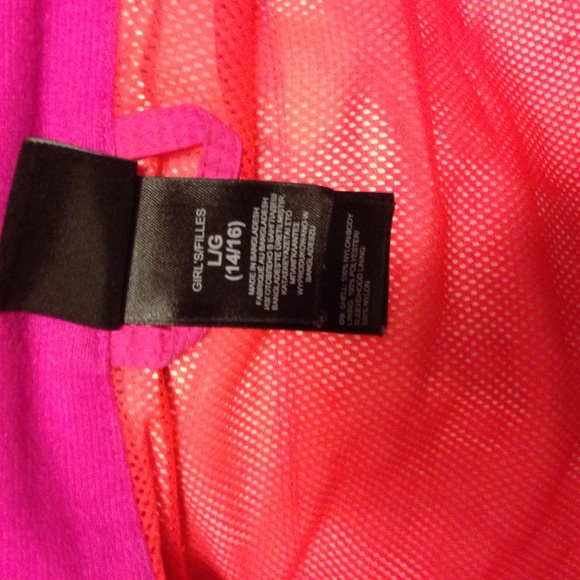 Girls pink nothface windbreaker Large14/16 - Picture 3 of 3