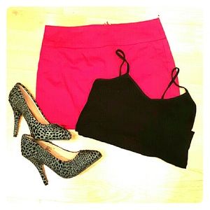 JustFab "Imperia" Leopard Print Heels