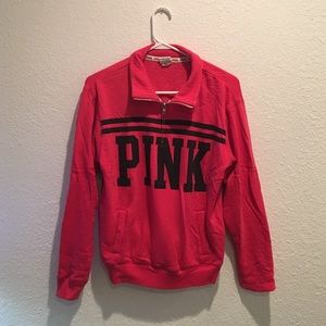 PINK half zip