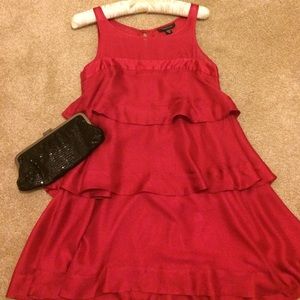 Bebe mini ruffle dress!