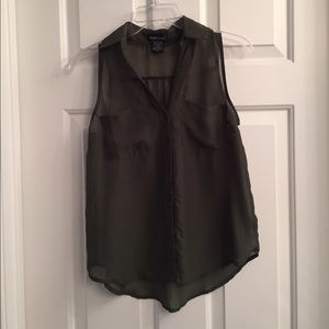 collared tank- wetseal