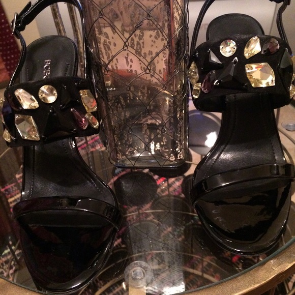 BCBGeneration bejeweled sandals