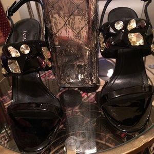 BCBGeneration bejeweled sandals