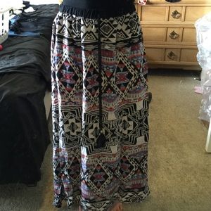Angie Geometric Print Maxi