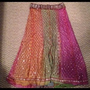 Silk Indian Skirt