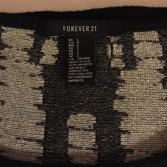 Patterened Sweater Mini Dress - Picture 2 of 3