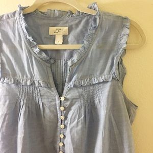 LOFT•Chambray Tank