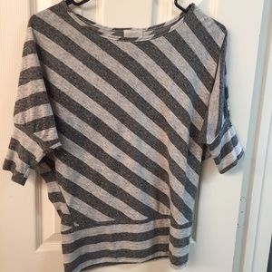 Gray Stripe Shirt