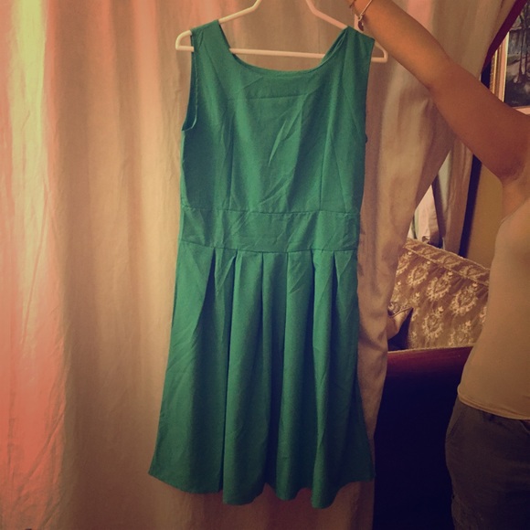 Green dress