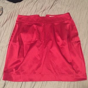 Hot pink skirt