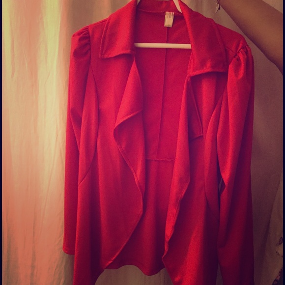 Red blazer